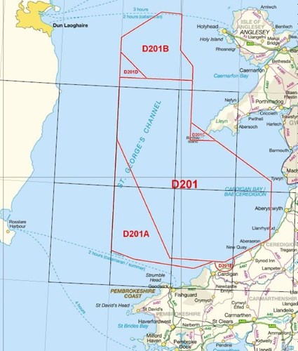 Cardigan Bay Danger Area - MOD Aberporth