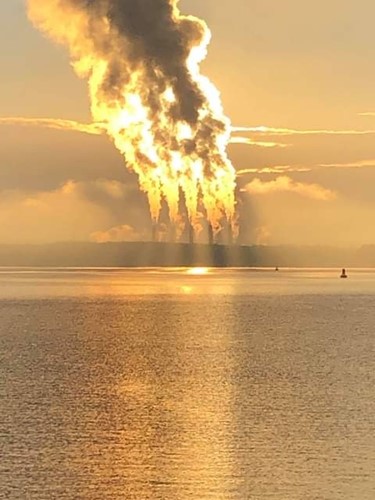 The Milford Haven Waterway at sunrise