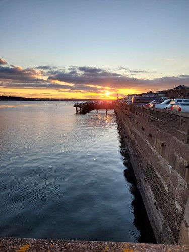 Wintery January Sunset - Photo of the month winner Jan 2024